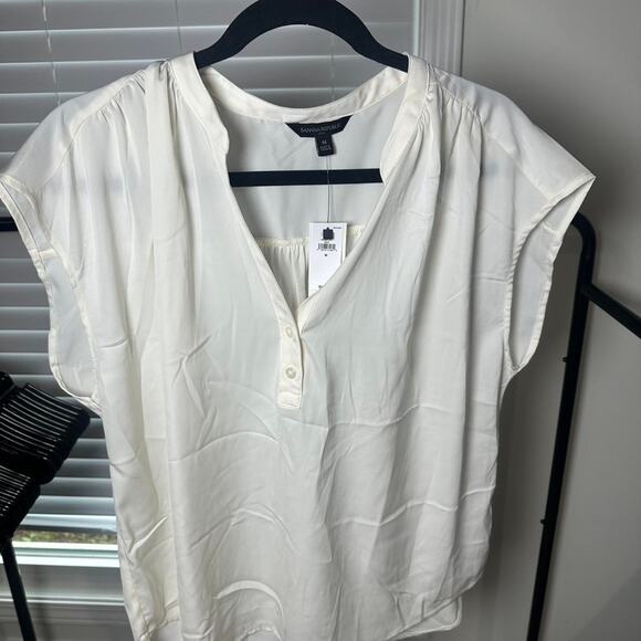 White banana republic blouse - Picture 1 of 4